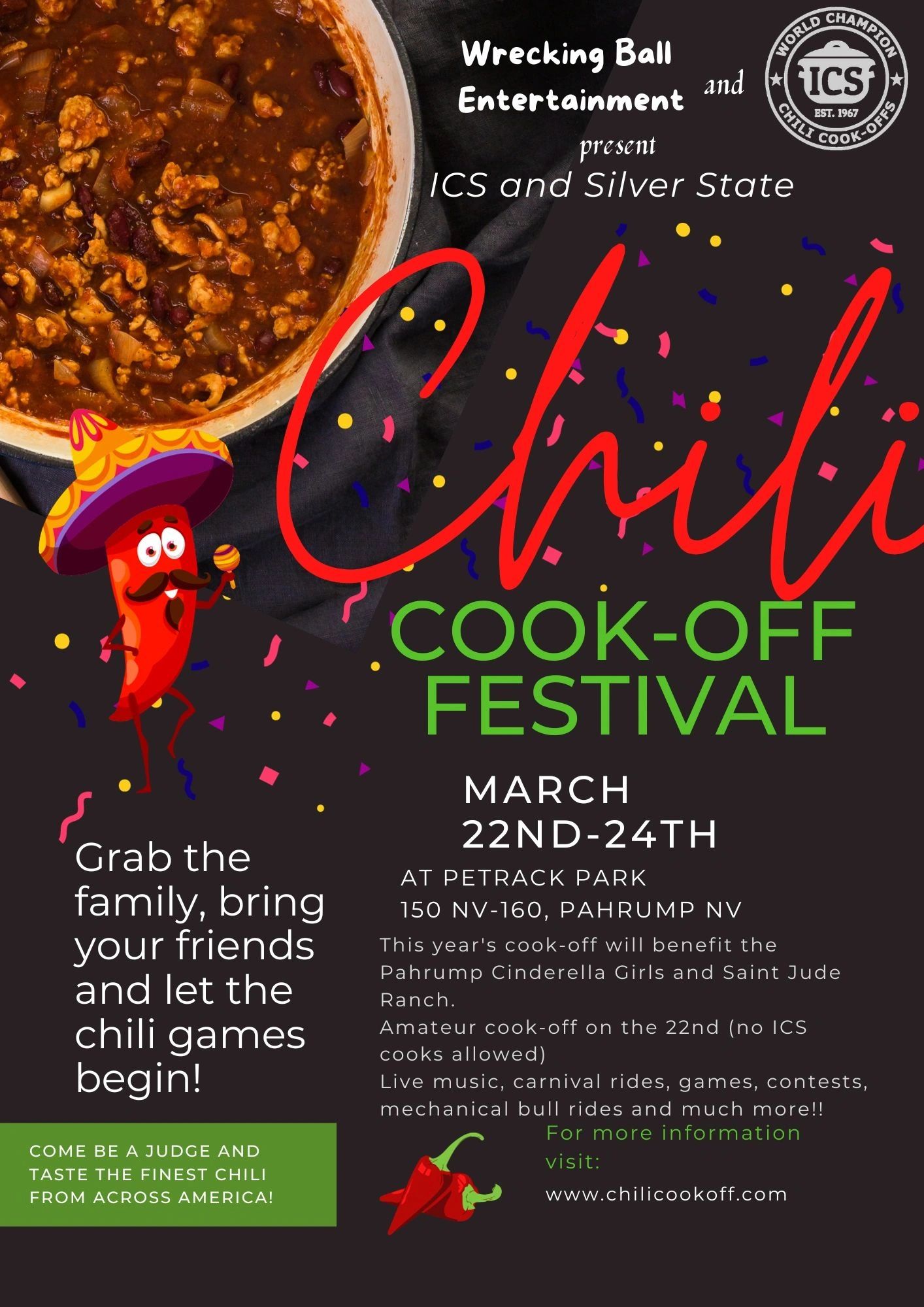 Experience Thrilling Carnival Rides at Pahrump Chili CookOff